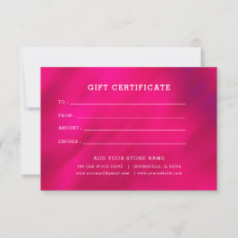 Minimalistisk företagspresentcertifikat med logoty
