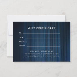 Minimalistisk företagspresentcertifikat med logoty