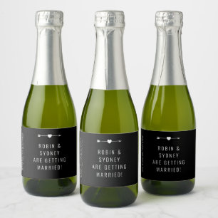 Minimalistisk FÖRLOVNING Mini Sparkling Vin La