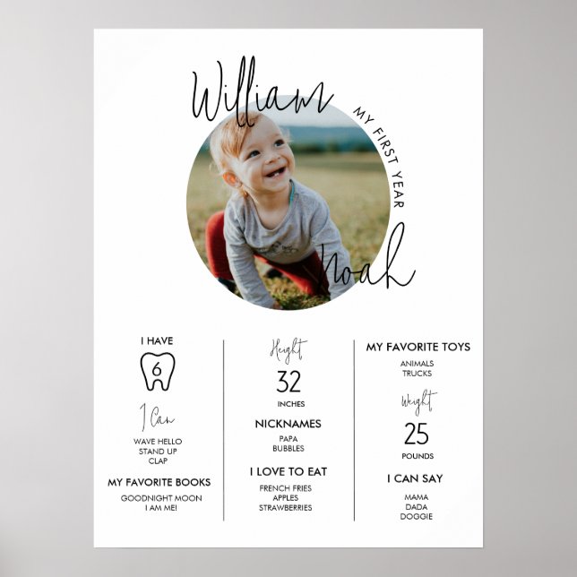 Minimalistisk första årstidsdelare poster (Framsidan)