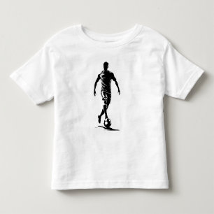Minimalistisk fotbollsspelare Siluett Art T-shirt