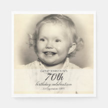 Minimalistisk foto 70-årsdag
