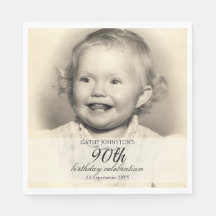 Minimalistisk foto 90-årsdag