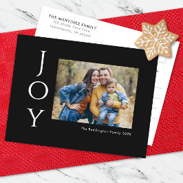 Minimalistisk foto Joy Helg Vykort