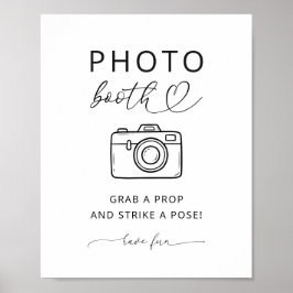 Minimalistisk fotobutikssköld Babykalas Poster