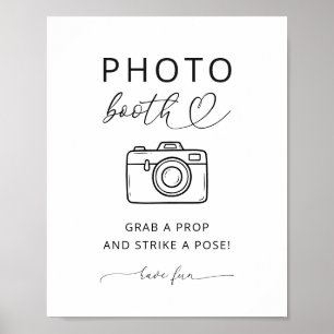 Minimalistisk fotobutikssköld Babykalas Poster
