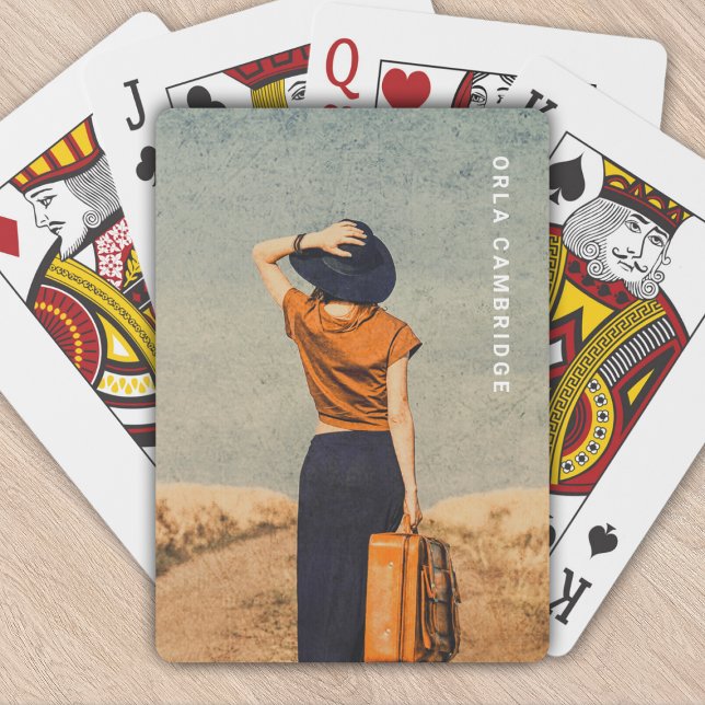 Minimalistisk fotofotofotoenkel Fullt Casinokort (Skapare uppladdad)