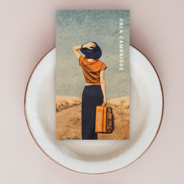 Minimalistisk fotofotofotoenkel Fullt Visitkort (Modern minimalist personalized photography business card with an easy-to-customize design template)