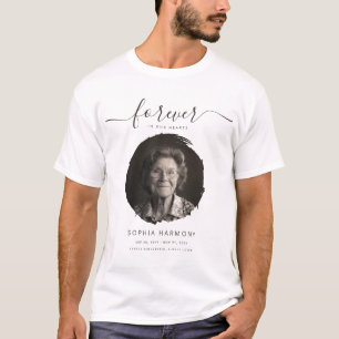 Minimalistisk fotofyllnadsminnesstund t shirt