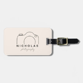Minimalistisk fotografi av Beige och Black Bagagebricka