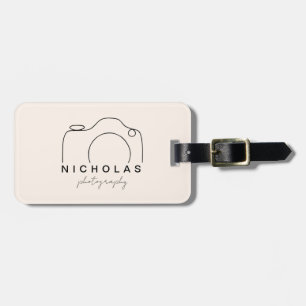 Minimalistisk fotografi av Beige och Black Bagagebricka