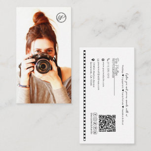 Minimalistisk Fotografi för Dina Bilder och Logoty Visitkort