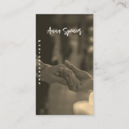 Minimalistisk fotografi - Fullt - Enkelt företag Visitkort