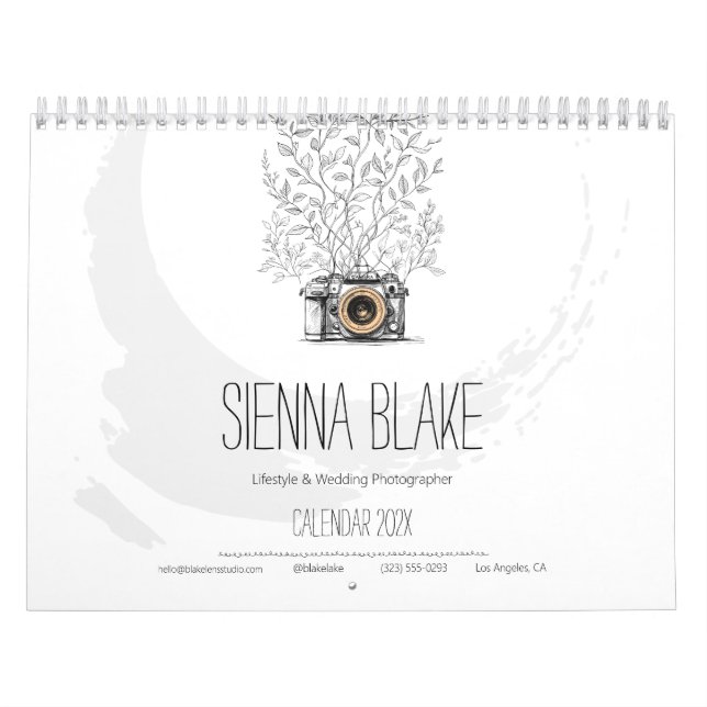 Minimalistisk fotoinspirationsmur kalender (Omslag)