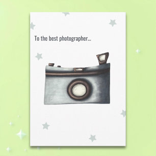 Minimalistisk fotokamera, bästa fotografifödelseda kort