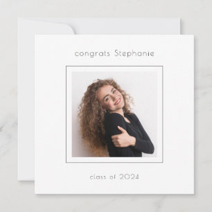 Minimalistisk fotoklass 2024 Studenten Meddelande