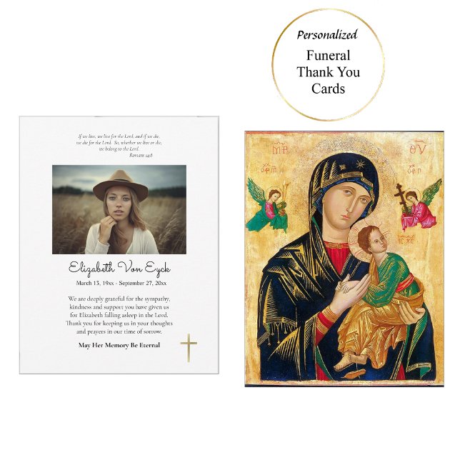 Minimalistisk fotoortodoxa begraver tack kort (Skapare uppladdad)