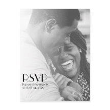 Minimalistisk fotoövertäckning Modern Bröllop OSA