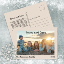 Minimalistisk fred och Kärlek 3-foto