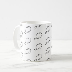 Minimalistisk Fried Chicken Mugg