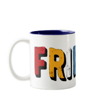 Minimalistisk "FRIENDS" Mugg-design