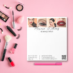 Minimalistisk fyrkantig kodsammansättning artist 4 anteckningsblock<br><div class="desc">elegantens minimalistteckning av fyrkantskod artist 4 foton,  vitt anteckningsblock du kan ändra bakgrunden färg. underbar för personliga anteckningar,  affärsanteckningar</div>