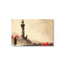 Minimalistisk fyrverkerikanal med röda accenter