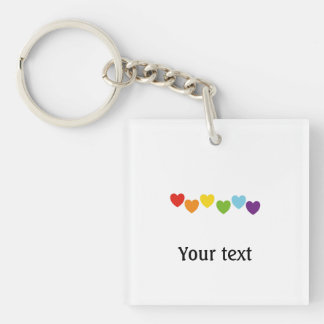 Minimalistisk Gay pride-regnbågstext