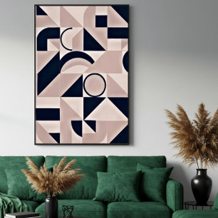 Minimalistisk geometri canvastryck