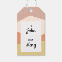 Minimalistisk geometri med presentmärkrn pastel fä