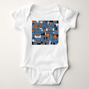 Minimalistisk geometri: Retro-Abstrakten Poster T Shirt