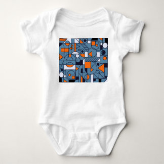 Minimalistisk geometri: Retro-Abstrakten Poster T Shirt