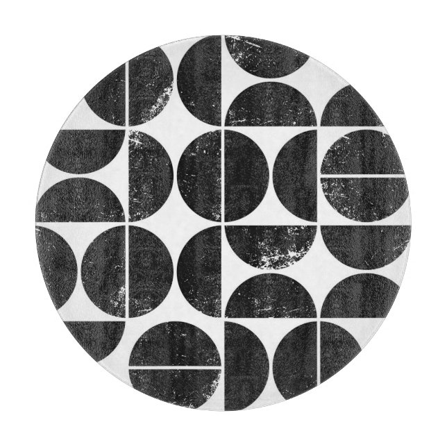 Minimalistisk geometri: Skandinaviska halvcirklar. (Framsidan)