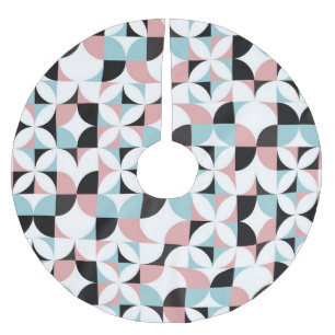 Minimalistisk geometri, skandinaviska teckningar i julgransmatta borstad polyester