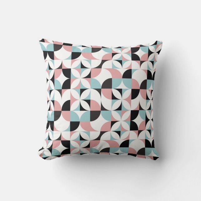 Minimalistisk geometri, skandinaviska teckningar i kudde (Framsida)