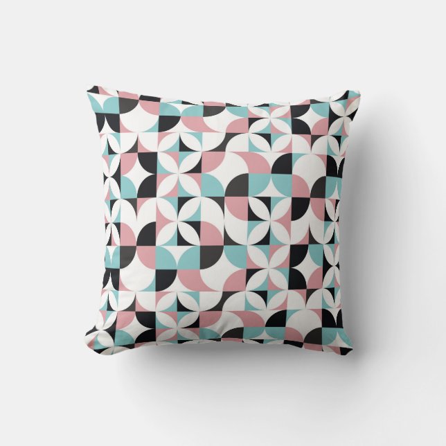 Minimalistisk geometri, skandinaviska teckningar i kudde (Framsida)