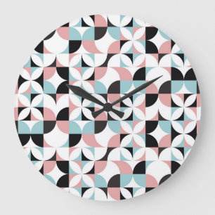Minimalistisk geometri, skandinaviska teckningar i stor klocka