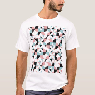 Minimalistisk geometri, skandinaviska teckningar i t shirt