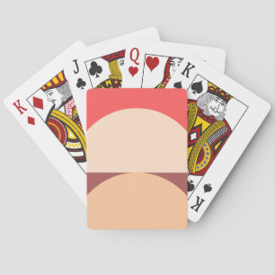 Minimalistisk geometrisk Abstrakt Art Casinokort