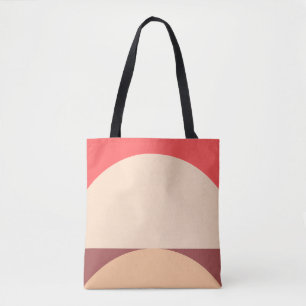 Minimalistisk geometrisk Abstrakt Art Tygkasse