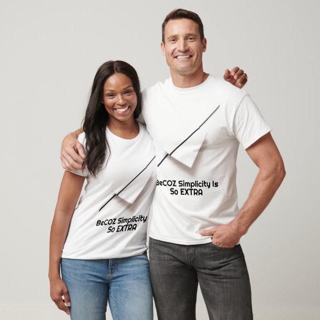 Minimalistisk geometrisk konst t shirt (Unisex)
