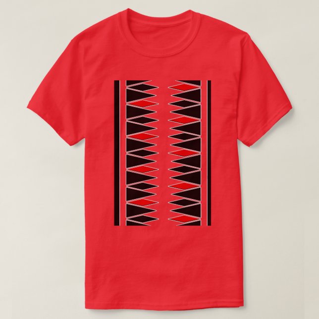 Minimalistisk geometrisk triangelkonst t shirt (Design framsida)