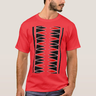 Minimalistisk geometrisk triangelkonst t shirt