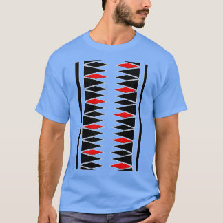 Minimalistisk geometrisk triangelkonst t shirt