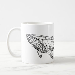 Minimalistisk geometrisk valmugg kaffemugg