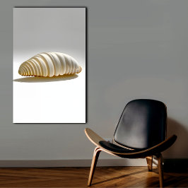 Minimalistisk Gilded Seashell Wall Art Canvastryck