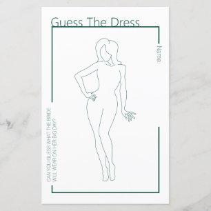Minimalistisk gissning: spel för Dress Möhippa