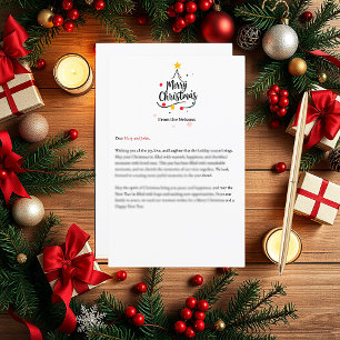 Minimalistisk God jul abstrakt träd