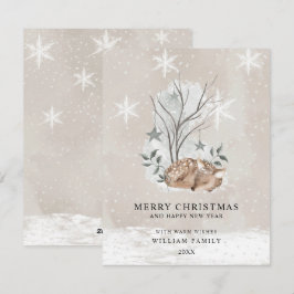 Minimalistisk God Jul Julkort