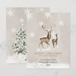 Minimalistisk God Jul Semesterkort Julkort